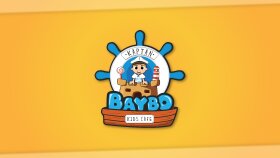 Kaptan Baybo Kids Cafe Maskot Logo Tasarımı