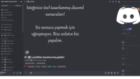 topluluğunuz ve projeleriniz için discord sunucusu yaparım