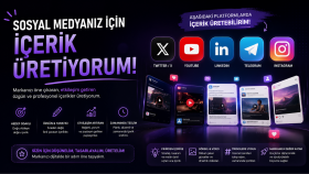  sosyal medya içerikleri hazırlarım