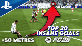 FC 26 "Top 20 Insane Goals" YouTube Kapak Tasarımı