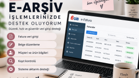 e-Fatura ve e-Arşiv işlemlerinizde destek oluyorum
