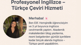 Profesyonel İngilizce-Türkçe Çevirmenlik