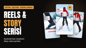 işletmeniz için yapay zeka ile reels ve story hazırlarım