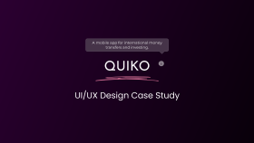 Quiko Finans Uygulaması - UI/UX Design Case Study