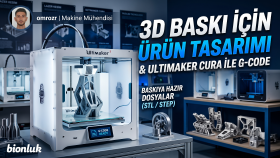 3D baskı için ürün tasarımı ve G-Code hazırlarım
