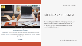Bilgisayar Bakım / SEO Uyumlu Web İçeriği
