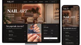 Nail art studio web sitesi 