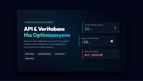 Laravel backend ve veritabanı hız optimizasyonu yaparım