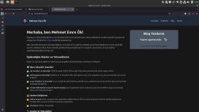 Kişisel Web Sitem