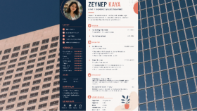 Zeynep Kaya – Grafik Tasarımcı CV Tasarımı