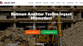 Selas Yapı - Kurumsal Web Sitesi ve UI Tasarımı