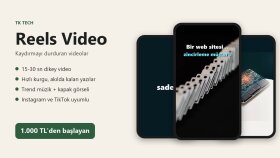 Instagram ve TikTok için dikkat çeken Reels hazırlarım