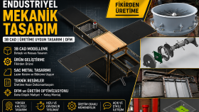 projelerinizi endüstriyel tasarıma çevirebilirim