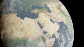 3D Earth animation made with blender