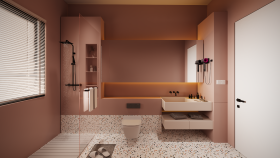 mutfak ve banyo iç tasarımını  yapıp render alacağım