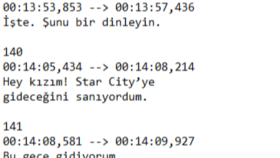 Alt yazı çevirisi