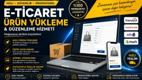 panellere hızlı ve toplu veya tekil ürün yüklemeleri yaparım