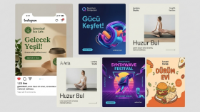 markanız için dikkat çekici sosyal medya tasarımları yaparım