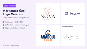 markanıza özel profesyonel logo tasarımı yaparım