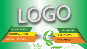 modern, minimalist ve kurumsal tarzlarda logo tasarım