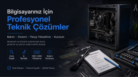 bilgisayar bakım ve teknik destek hizmeti veririm