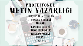Profesyonel Metin Yazarlığı Hizmeti