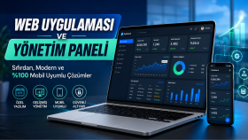 özel web uygulaması ve yönetim paneli geliştiririm