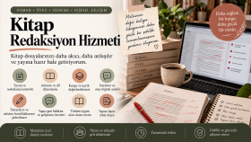 kitap dosyanızı redakte ediyor, yayına hazırlıyorum