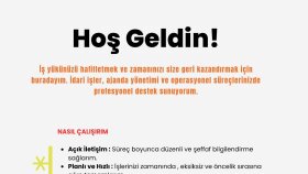 sanal asistanlık yaparım
