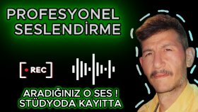 profesyonel seslendirme hizmeti sunarım