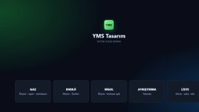 YMS saha sistemleri seçim ekranı