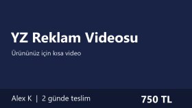 yapay zeka ile ürününüz için kısa reklam videosu hazırlarım
