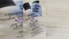 Özel Kesim Şeffaf Kartvizit Örneği