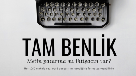 metin yazarlığı yapıyorum