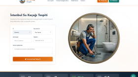Yerel hizmet firması için tanıtım sitesi