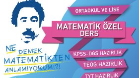 Özel Ders- Reklam Afişi