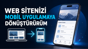 web sitenizi profesyonel bir mobil uygulamaya dönüştürürüm