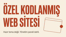 hazır tema kullanmadan özel kodlanmış web sitesi yaparım