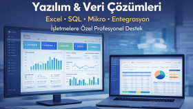 yazılım veri düzenleme ve ticari programlarda destek veririm