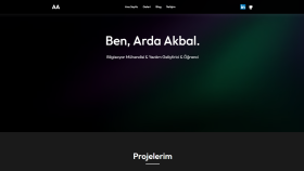 Biyografik Web Sitesi - ardaakbal.com