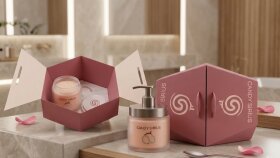 Candy Sirius Yetişkin Vücut Losyon Markası kutu tasarımı