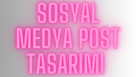 sosyal medya hesabınız için post tasarlarım