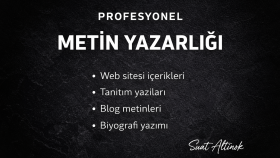 etkileyici ve özgün içerikler yazıyorum