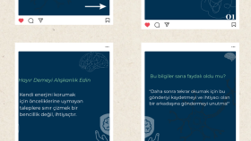 “Psikoloji Temalı Modern Instagram Carousel Tasarımı”