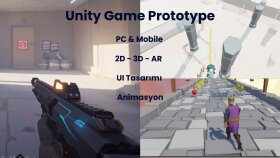 unity ile istediğiniz oyun prototipini oluşturabilirim