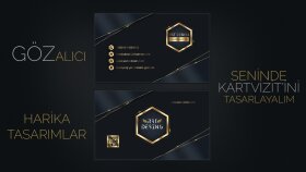 göz alıcı kurumsal kartvizit tasarlarım