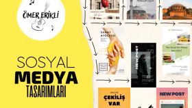 kişiye özel sosyal medya tasarımları yapıyorum
