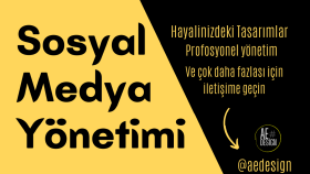 profesyonel bir tasarım ile sosyal medyanızı yönetebilirim