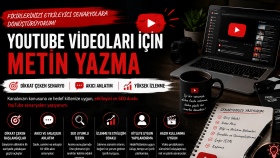 YouTube için etkileyici metinler yazıyorum