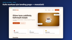 Kahve Durağı - Mobil Uyumlu Landing Page (Demo)